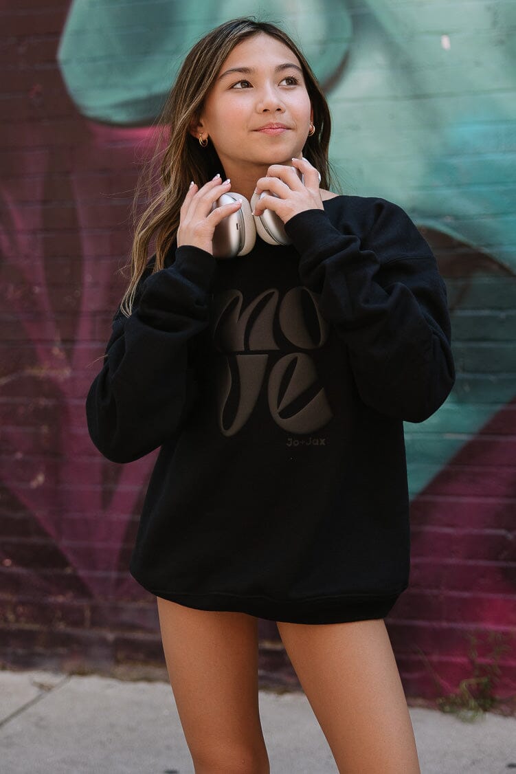 Sienna Sweatshirt Jo+Jax Black / Black YM/YL 